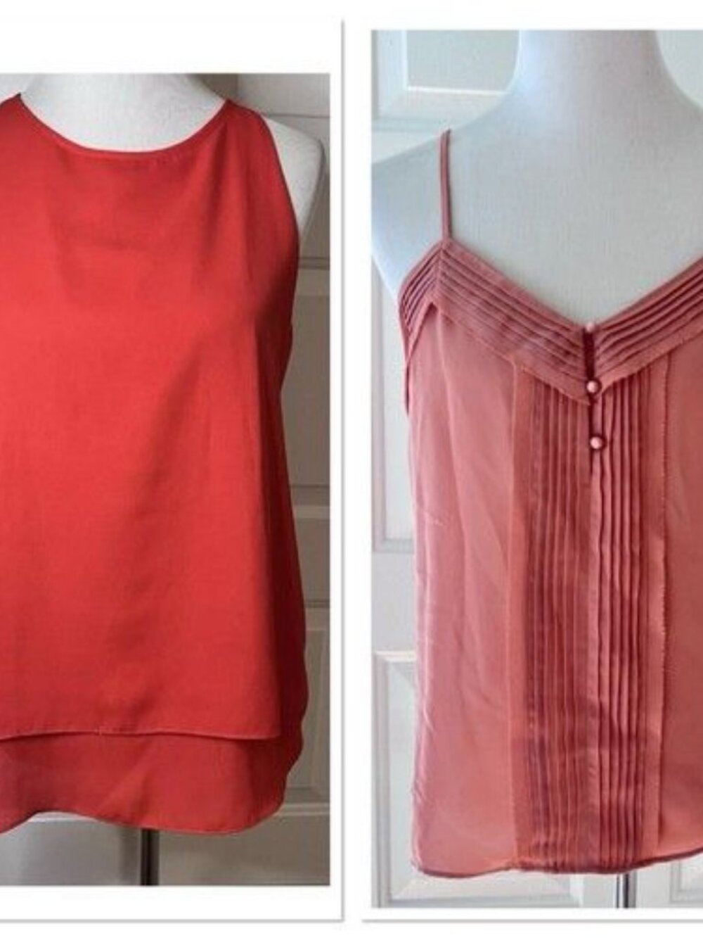 Womens Size M Tank Tops Business Office Career Tan Orange Lauren Conrad